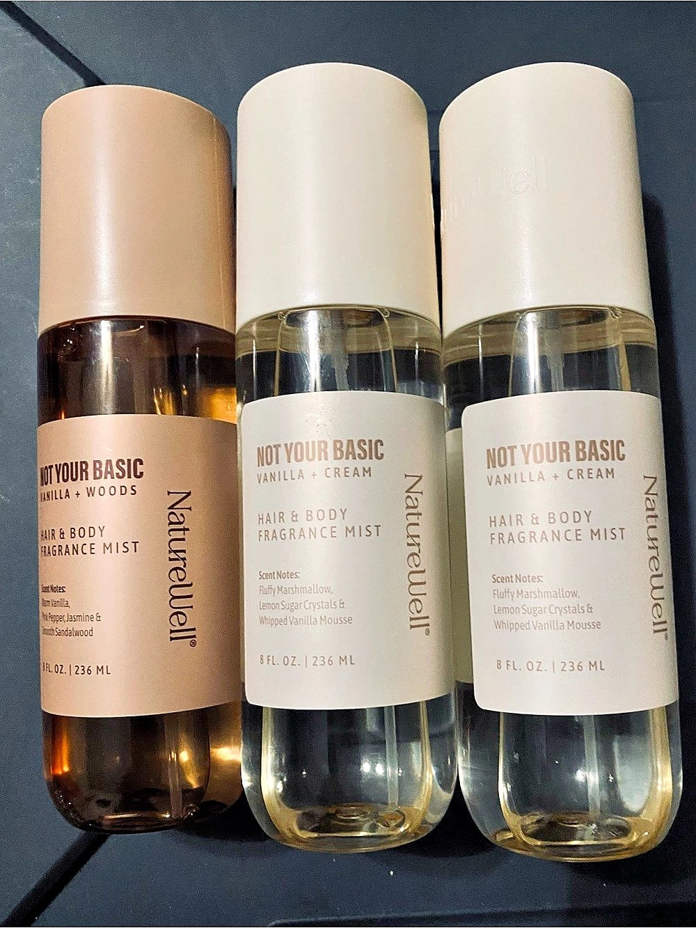 3 NatureWell Not Your Basic Hair & Body Fragrance Mist Hair & Body